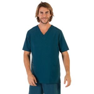 Casaca microfibra 360 Tadeo verde petroleo para hombre