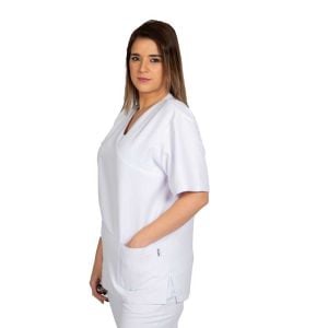 Casaca sanitaria unisex Nerea blanco